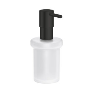 GROHE Essentials 1024702430 Seifenspender in Matt Black zur Wandmontage