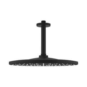 GROHE Rainshower Mono 310 Kopfbrause 310 mm Phantom Black mit Deckenauslass 142 mm