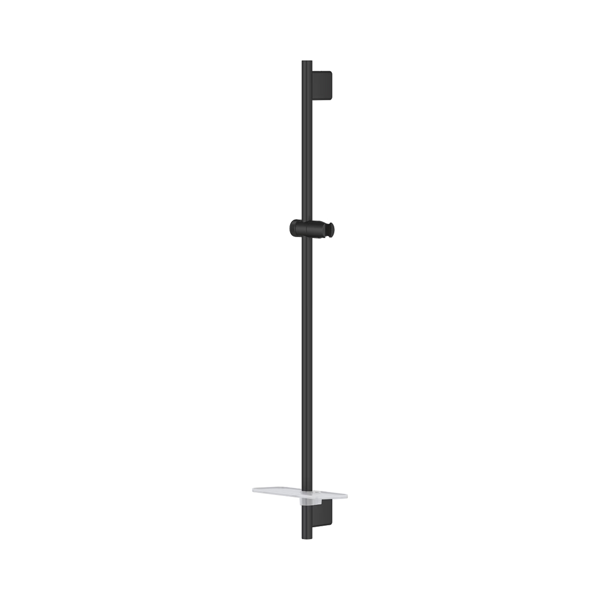 Schwarze GROHE Brausestange mit verstellbarem Brausehalter