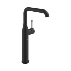 GROHE Essence Einhand-Waschtischbatterie XL-Size Matt Black für Aufsatzwaschtische