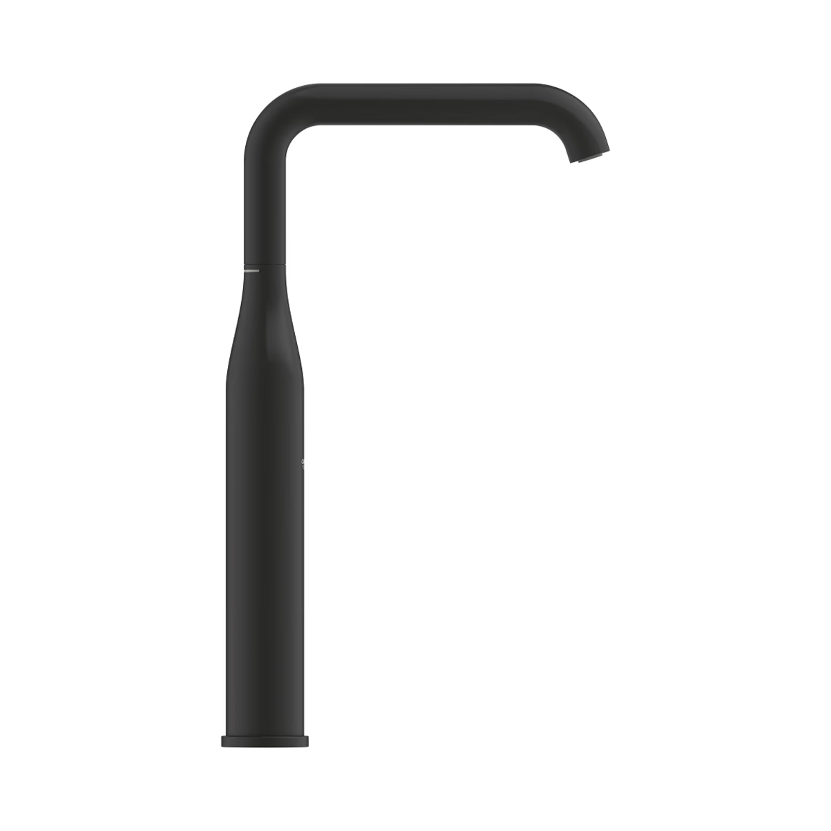 Schwenkbarer Auslauf mit AquaGuide Mousseur der GROHE Essence XL-Waschtischarmatur in Matt Black