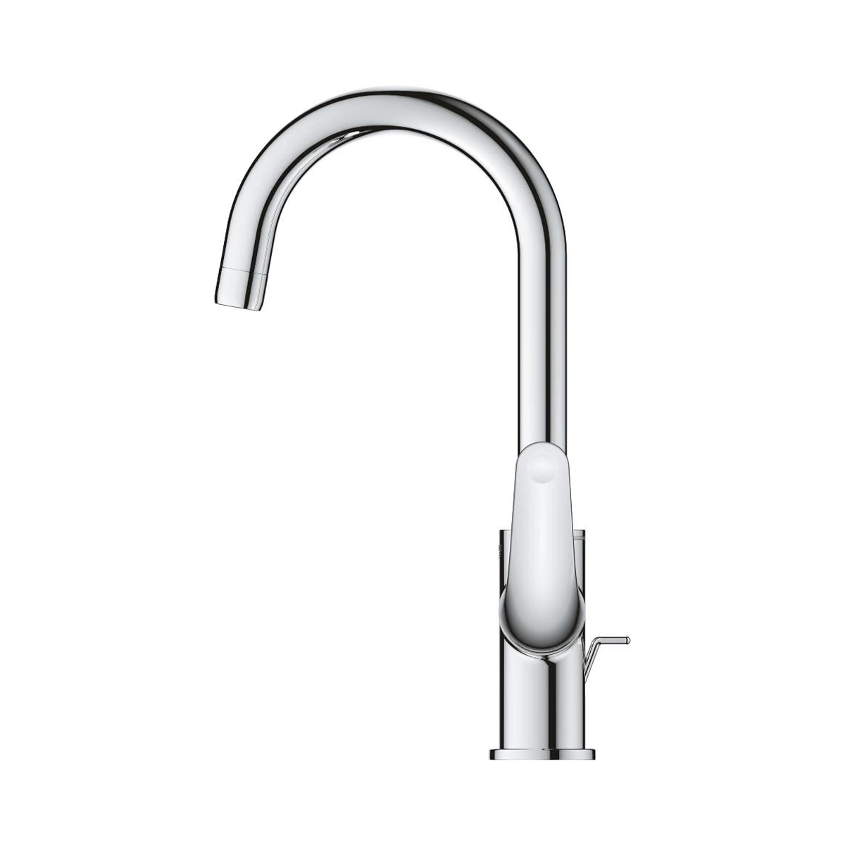 GROHE Europro Waschtischarmatur L-Size mit Zugstangen-Ablaufgarnitur und Chromoberfläche