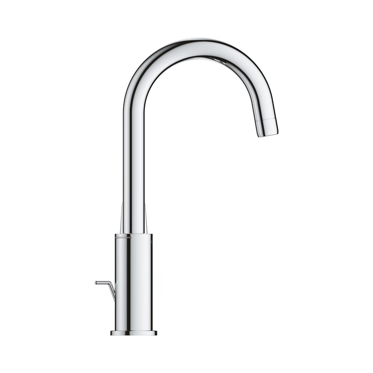 GROHE Europro Waschtischarmatur L-Size mit Zugstangen-Ablaufgarnitur und Chromoberfläche