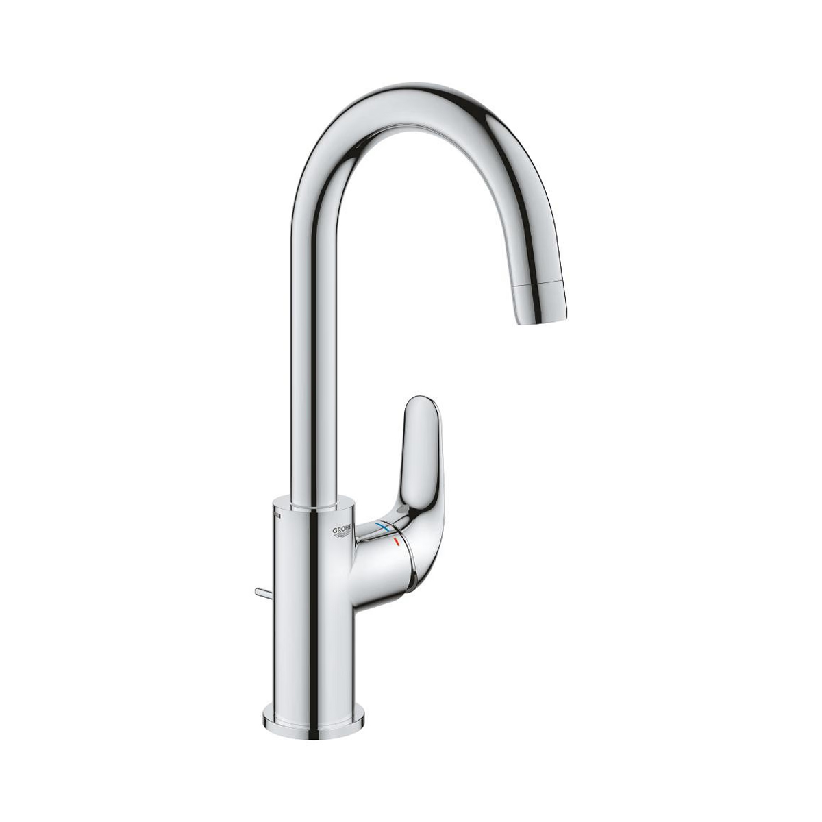 GROHE Europro Einhand-Waschtischbatterie L-Size Chrom Vorderansicht