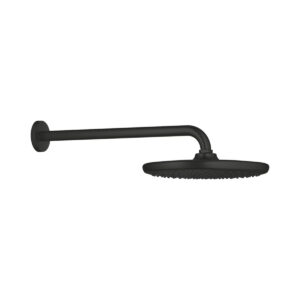 GROHE Tempesta 250 266682430 Kopfbrause-Set in Matt Black mit 380 mm Brausearm