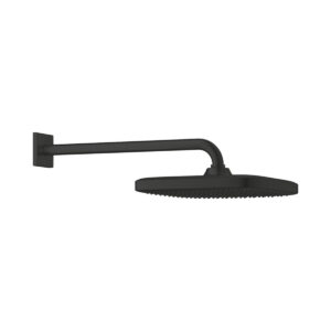 GROHE Tempesta 250 Cube 266872430 Kopfbrause-Set in Matt Black mit 380 mm Brausearm