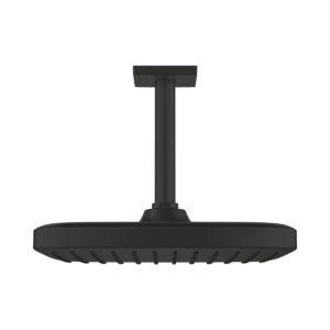 GROHE Tempesta 250 Cube 266882430 Kopfbrause-Set in Matt Black mit 142 mm Deckenauslass