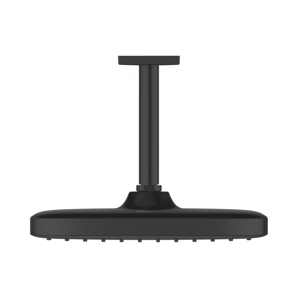 Detailansicht der quadratischen 250 × 250 mm Rain-Kopfbrause mit SpeedClean Silikondüsen
