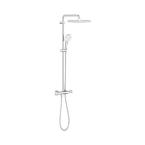 GROHE Tempesta System 250 Cube Duschsystem mit Thermostat Chrom Wandmontage