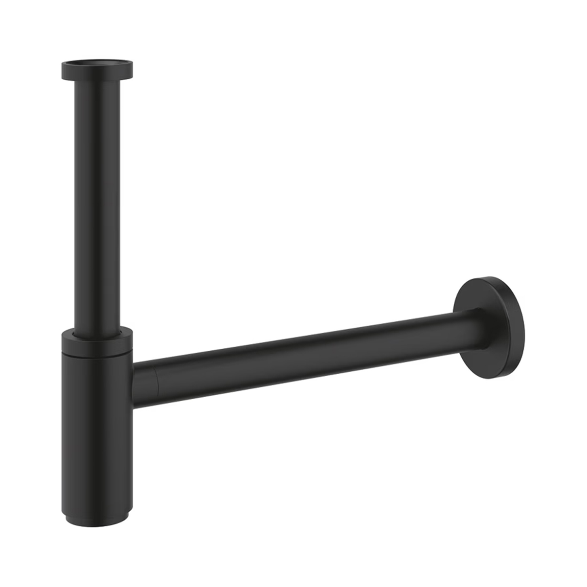 Schwarzer Waschtisch-Siphon GROHE Phantom Black