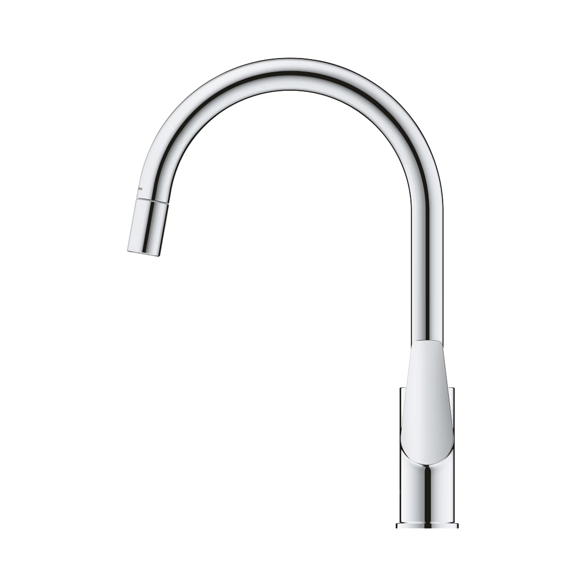 GROHE BauEdge 30536000 Einhand-Spültischbatterie mit hohem Chromauslauf