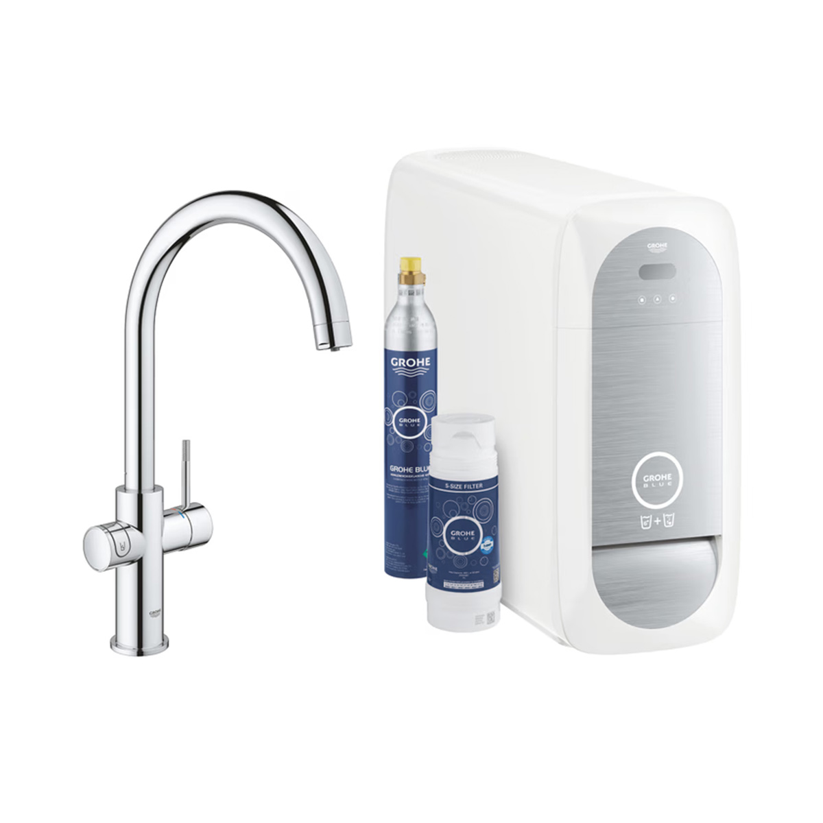 GROHE Blue Home Starter Kit 31455001 mit C-Auslauf chrom