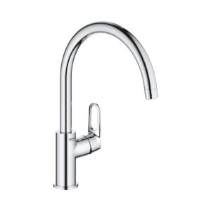 GROHE BauFlow 31538001 Einhand-Spültischbatterie mit hohem Chromauslauf