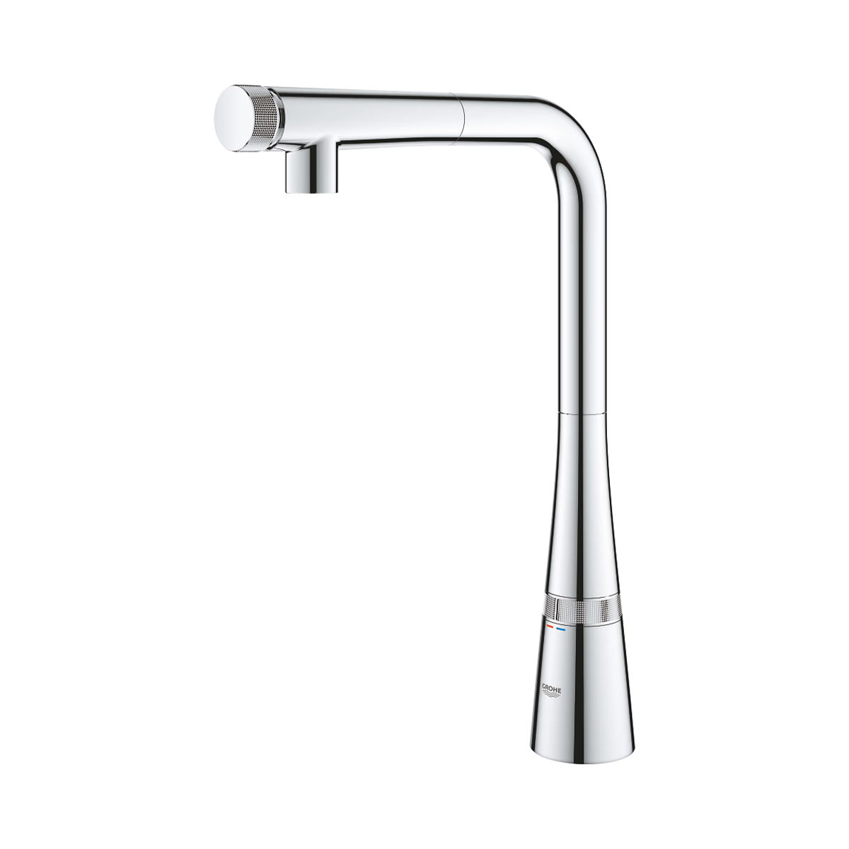 Herausziehbare Dual-Spülbrause der GROHE Zedra SmartControl 31593002