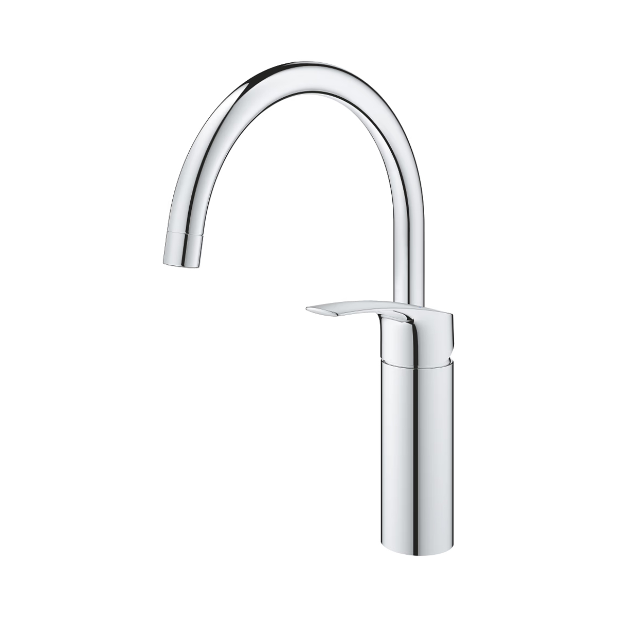 Seitenansicht der GROHE Eurosmart Küchenarmatur 33202003 mit 140° Schwenkbereich