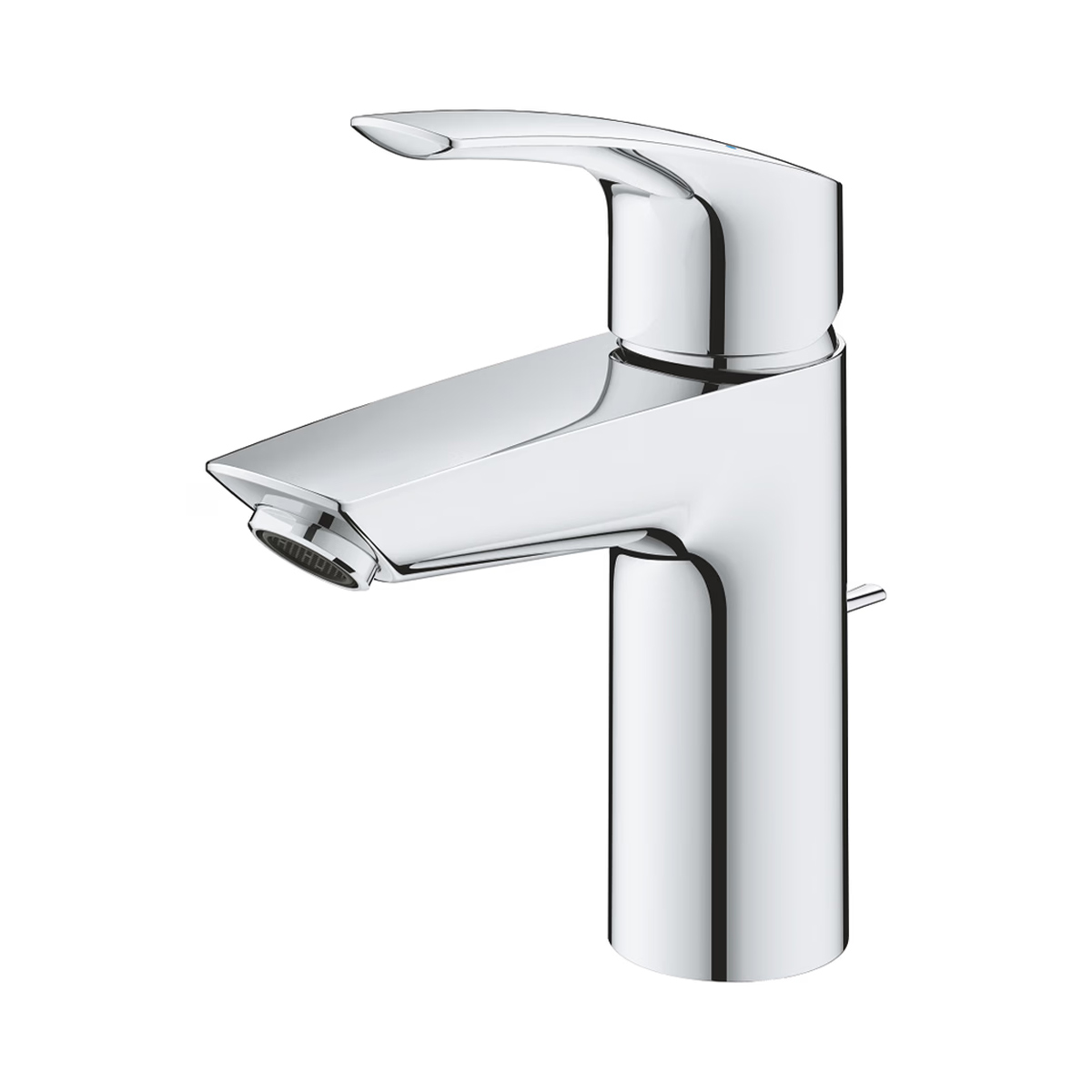 GROHE Eurosmart Waschtischarmatur mit Zugstangen-Ablaufgarnitur und Chromoberfläche