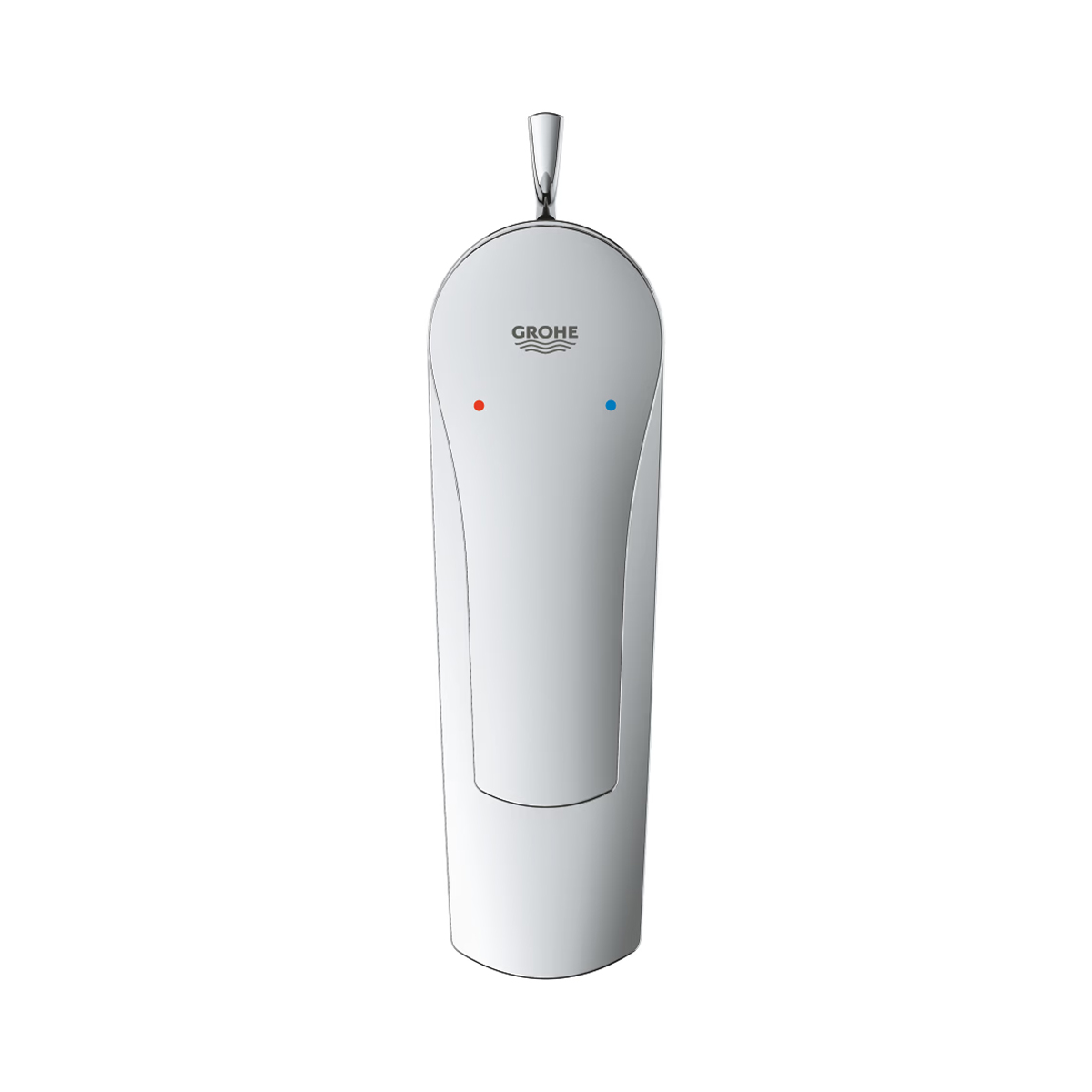 Detailansicht des Bedienhebels mit GROHE SilkMove ES Keramikkartusche