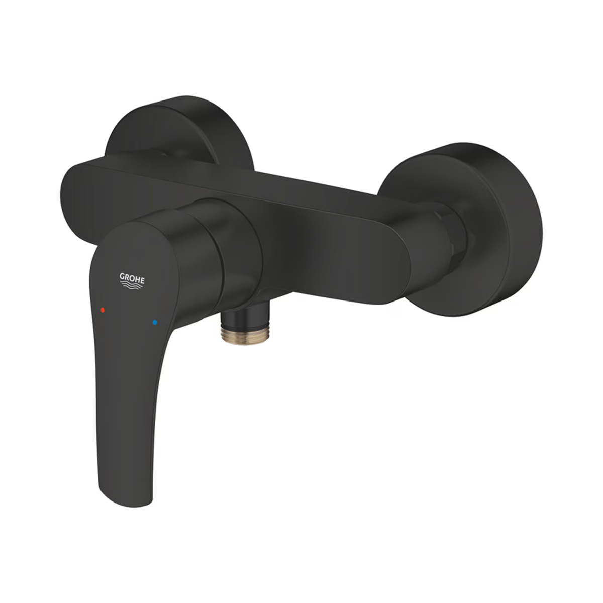 Detailansicht des Metallhebels mit GROHE SilkMove 35-mm-Keramikkartusche