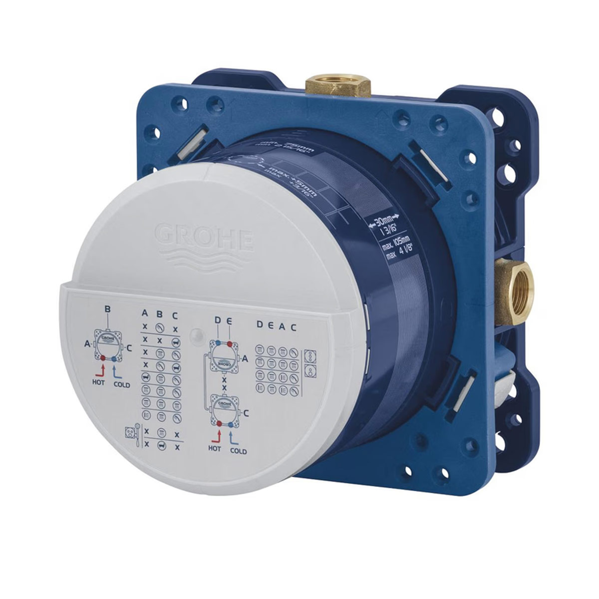 GROHE Rapido SmartBox 35600000 Universal-Unterputz-Einbaukörper DN 15 Vorderansicht