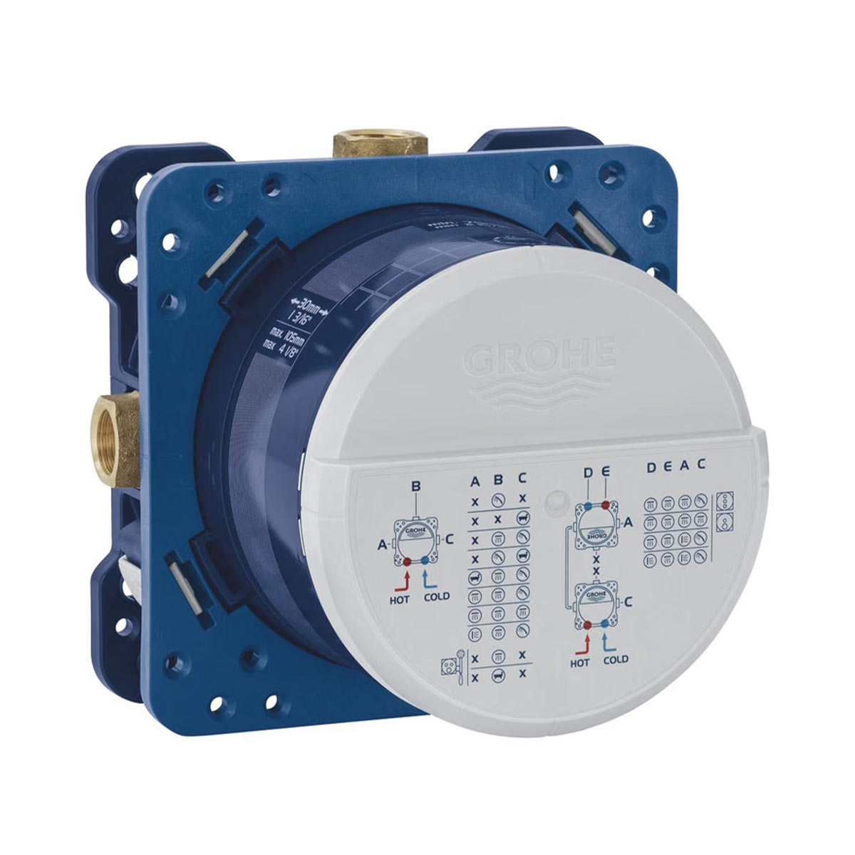 GROHE Rapido SmartBox 35600000 Universal-Unterputz-Einbaukörper DN 15 Vorderansicht