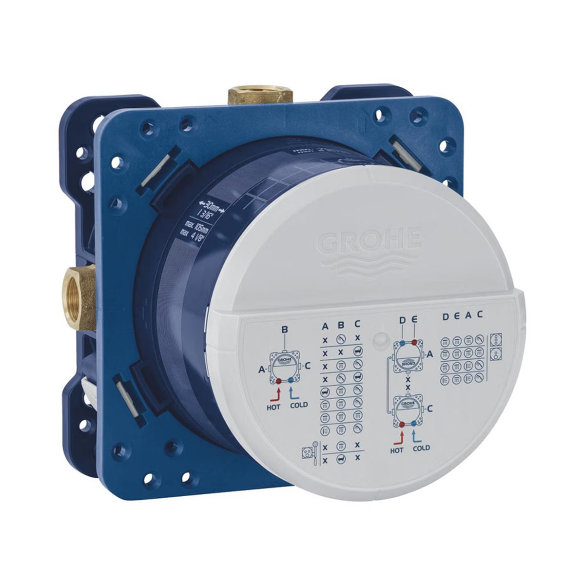 GROHE Rapido SmartBox 35604000 Universal-Unterputz-Einbaukörper Vorderansicht