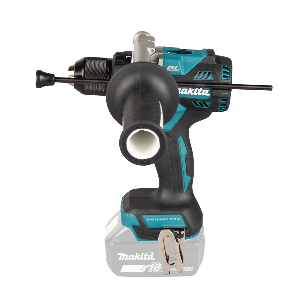 Makita DHP492 Akku-Schlagbohrschrauber mit 13-mm-Schnellspannbohrfutter und LED-Arbeitslicht