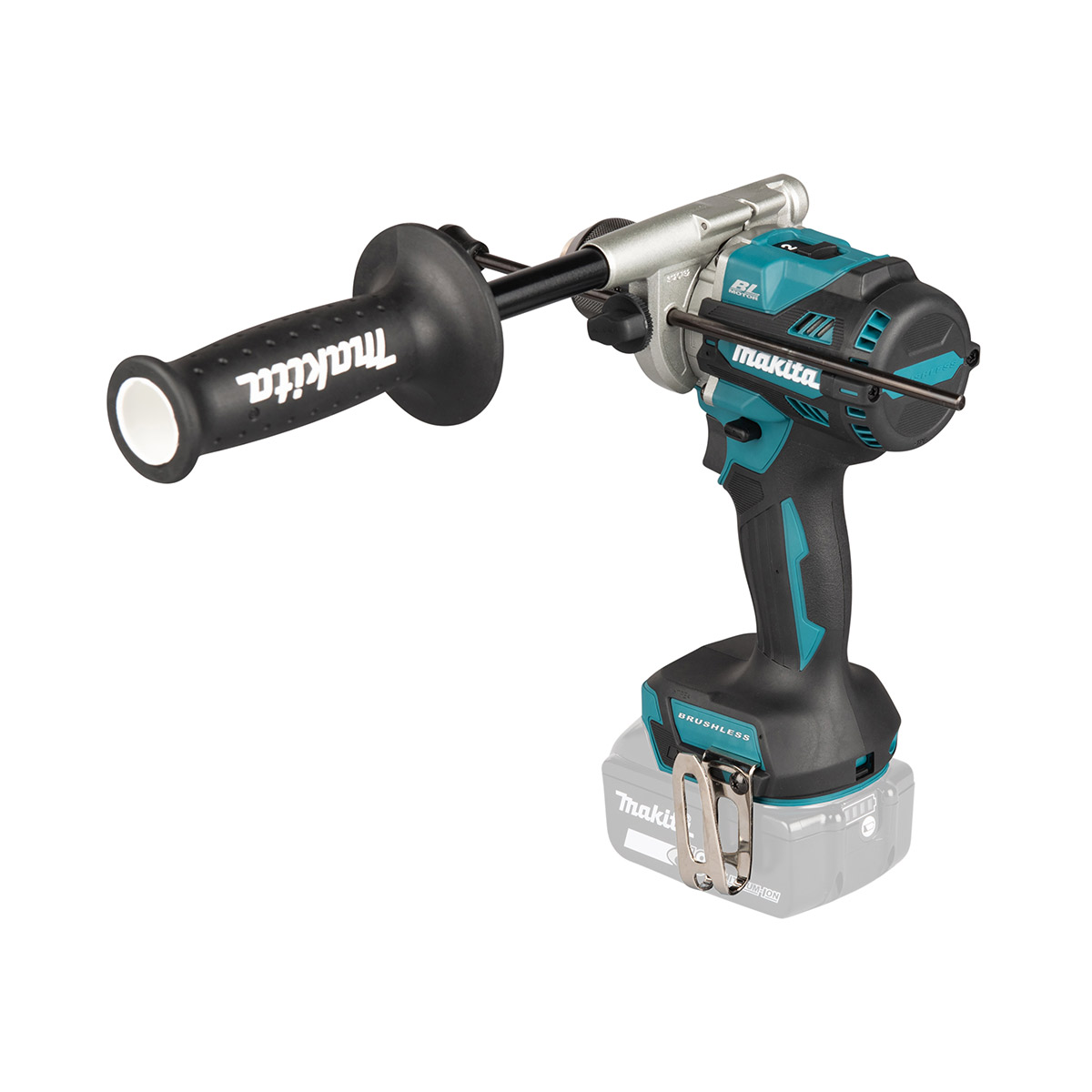 Makita DHP492 Akku-Schlagbohrschrauber mit 13-mm-Schnellspannbohrfutter und LED-Arbeitslicht