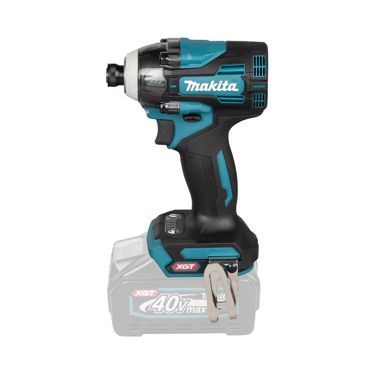 Makita TD004G Akku-Schlagschrauber mit 1/4-Zoll-Bitaufnahme und LED-Arbeitslicht