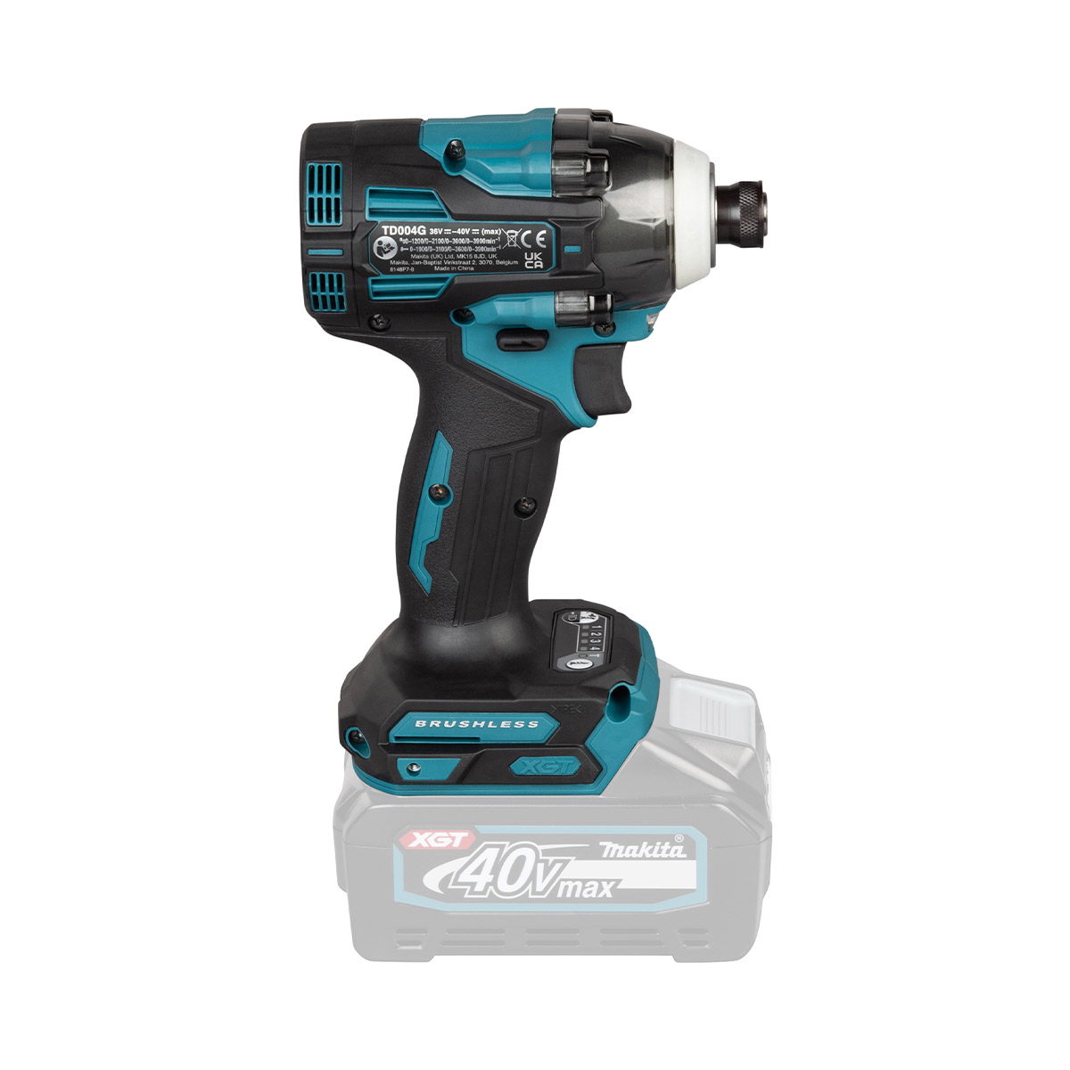 Makita TD004G Akku-Schlagschrauber mit 1/4-Zoll-Bitaufnahme und LED-Arbeitslicht