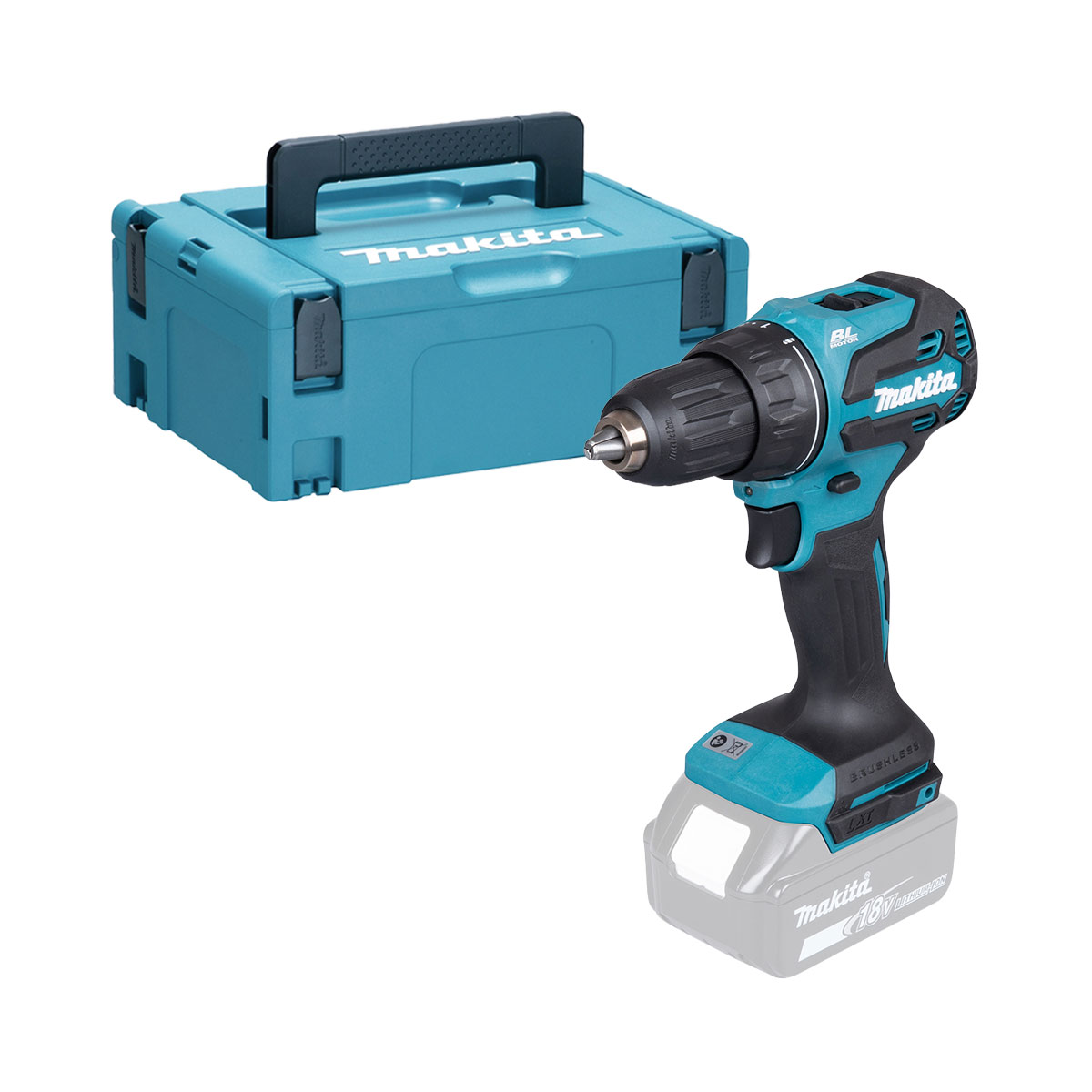 Makita DDF490ZJ 18V LXT Bohrschrauber 65 Nm