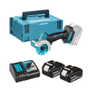 Makita DMC300RTJ 18-V-LXT Multimaterialschneider mit 76-mm-Trennscheibe