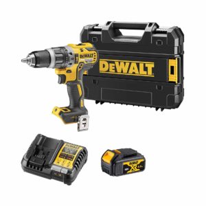 DeWalt 18V XR Bürstenloser Akku-Schlagbohrschrauber mit 1x 4.0Ah Batterie, Ladegerät und TSTAK Koffer