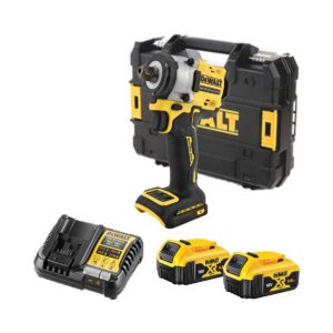 DeWalt 18V Akku-Schlagschrauber 1/2" mit 2x 5Ah Akkus, Ladegerät und Koffer