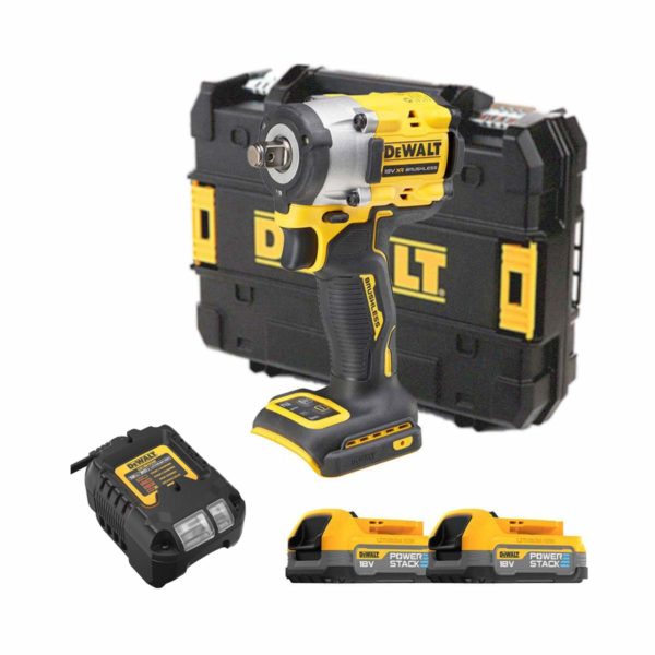 DeWalt 18V Akku-Schlagschrauber 1/2" mit 2x 1.7 Ah Akkus, Ladegerät und Koffer