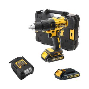 DeWalt 18V Bürstenloser Akku-Bohrschrauber mit 2x 1.5 Ah Akkus, Ladegerät und Koffer