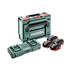 Metabo 18V Basis Set mit 4x 8 Ah Akkus, 1 Ladegerät und Koffer