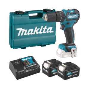 Makita 12V Akku-Schlagbohrschrauber mit 2x 4 Ah Akkus, Schnellladegerät und Koffer