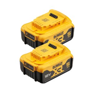 Dewalt 18V 2x 5.0Ah Li-ion XR Gleit- Batterien