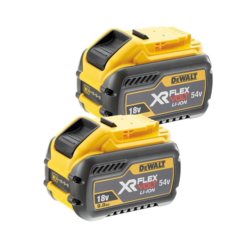 DeWalt DCB547X2-QW XR FLEXVOLT 18V/54V Lithium-Ion, 2x 9.0Ah Batterien