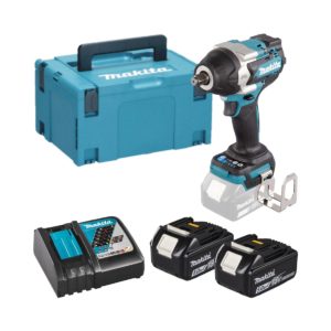 Makita 18V Akku-Schlagschrauber LXT mit 2x 5 Ah Akkus, Ladegerät und Koffer