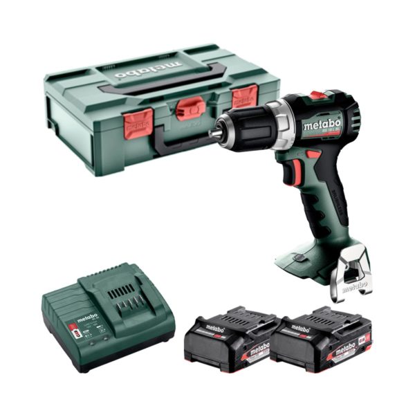 Metabo BS 18 L BL 18V Akku-Bohrschrauber mit 2x 2 Ah Akkus, Ladegerät und Koffer