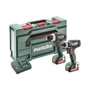 Metabo 12V Akku-Combo-Set mit 2x 2 Ah Akkus, Ladegerät und Koffer