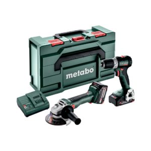 Metabo 18V Comboset mit 1x 2 Ah Akku, 1x 4 Ah Akku, Ladegerät und Koffer