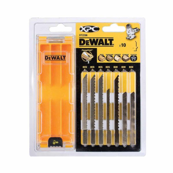 DeWalt Stichsaegeblaetter-Set 10-tlg.