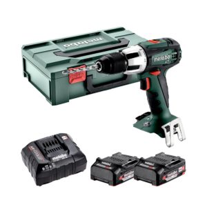 Metabo 18V SB 18 LT Akku-Schlagbohrschrauber mit 2x 2 Ah Akkus, Ladegerät und Koffer