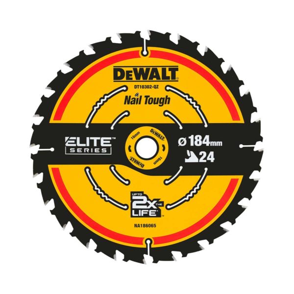 DeWalt ELITE Kreissägeblätter für Handkreissägen (184 x 16mm/24WZ)