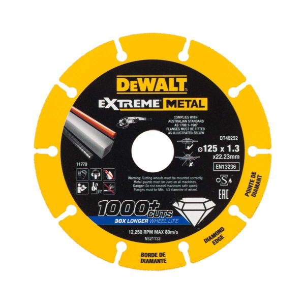 DeWalt Diamanttrennscheibe 125x1.3mm