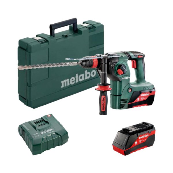 Makita 36V KHA 36 LTX Akku-Kombihammer mit 2x 5.2 Ah Akkus, Ladegerät und Koffer